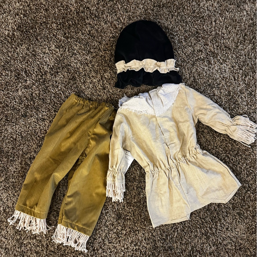 Wizard of Oz Kids Scarecrow Costume - PBK - Picture 12 of 13